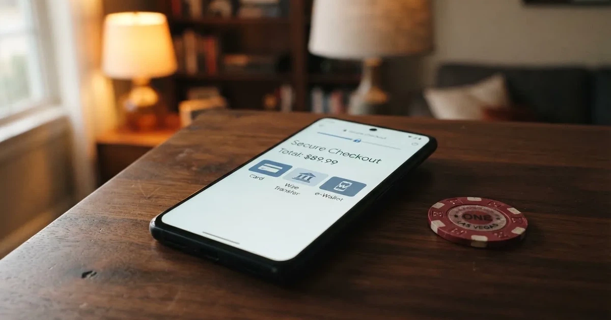 Several payment method icons displayed on a phone screen at checkout